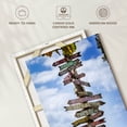 thumbnail image 6 of Elephant Stock Key West Destination Signs Wall Art - Vertical Canvas Wall Art - Dining Room Wall Decor - Places Canvas - Purple And Blue Decor - 20" x 30", 6 of 8