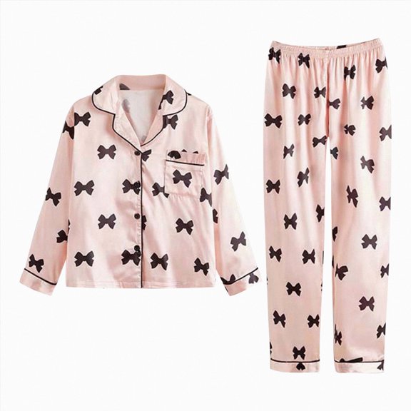 Splozh Girls Pajamas Cotton Toddler Girls Fall Long Sleeve Prints Tops and Pants 2PCS Outfits Clothes Set for Toddler Baby Clothes,Pink,5-6 Years