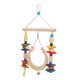 thumbnail image 3 of Juguetes para masticar pájaros, juguete de columpio para loros, mazorca de maíz de madera Natural, para periquitos pequeños, periquitos, guacamayos, pinzones, pájaros del amor, 3 of 5
