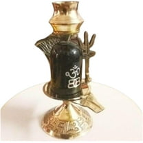 Handmade Brass Lord Shivlingam Pooja Religious Statue Gift for Home & Office Decor