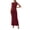 Red, variant on Cowl Neck Bodycon Long Dress for Women, Polyester Sleeveless Dress for Formal Events Date Night Outfit Graduation Party Anniversary, Gold Blue Red Black for Choose, 1PC (Size S-XXL)