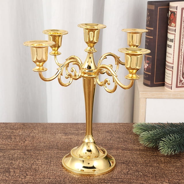 Candelabros Accesorios de boda Hotel Cena a la luz de las velas Decoración del hogar Candelabros para clubes
