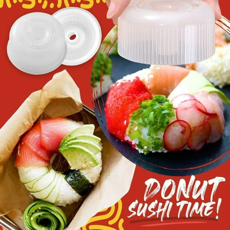 JINCHANG Sushi Making Kit Kitchen Gadgets Sushi Donut Shape Maker Home Diy  Kids Rice Bento Sushi Maker Rice Ball Mold Round Rice Mold 3 Pieces Kitchen  Accessories 