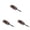 Grey 3PCS, variant on Exquisite Cute Dollhouse Miniature 1:12 Feather Duster Cleaning Tool Broom