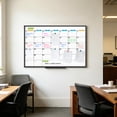 thumbnail image 6 of JILhome Dry Erase Calendar Whiteboard for Wall, 35" x 23" Magnetic Calendar White Board, Whiteboard Calendar with Tray for Planning, Drawing, to Do List, Black Aluminum Frame, 6 of 8