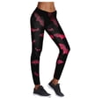 thumbnail image 2 of Halloween Leggings for Women Elastic Waist Funny Print Casual Tights Pants Workout Running Yoga Pants, 2 of 5