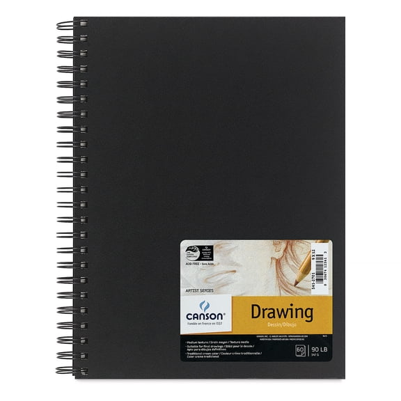 Canson Field Drawing Book - 12" x 9", Wirebound, 60 Sheets