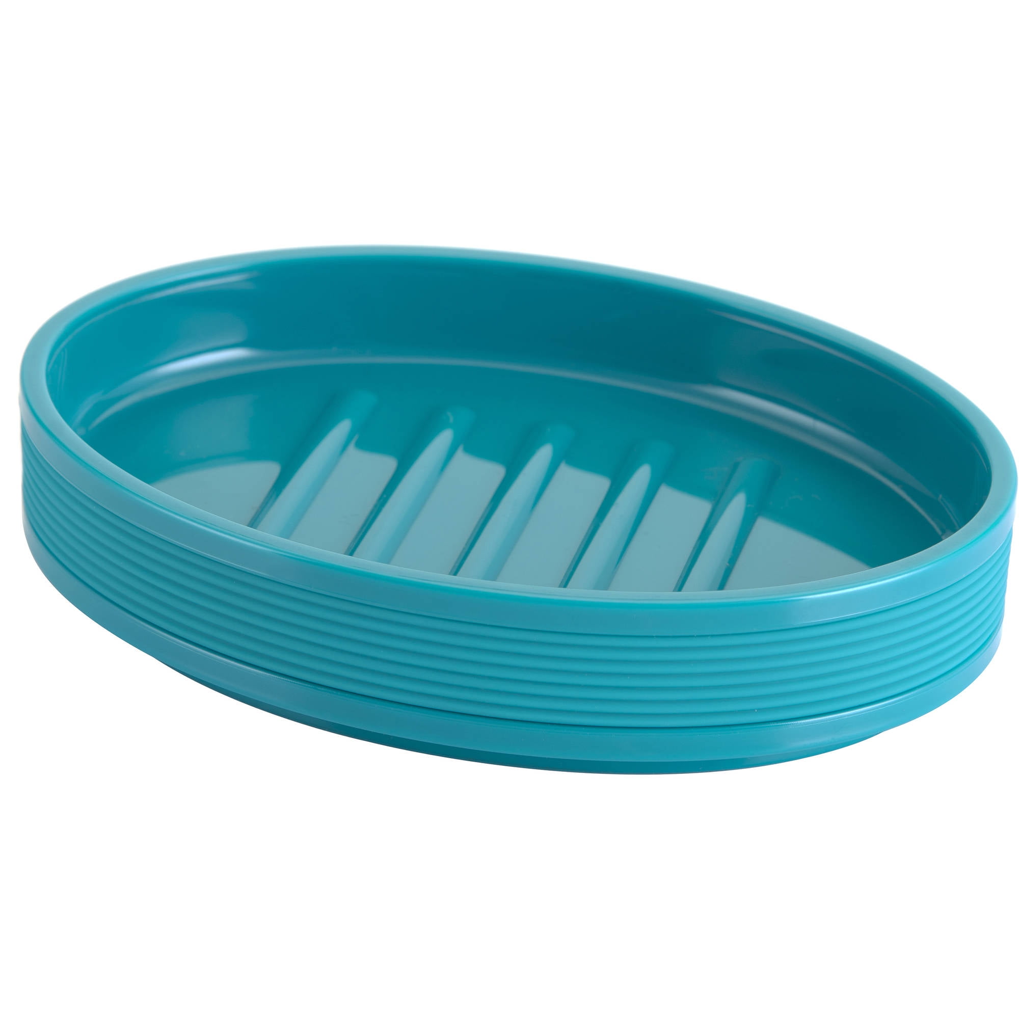 Mainstays Soft Touch Teal Soap Dish, 1 Each