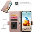 thumbnail image 6 of Compatible with Google Pixel 9 / 9 Pro Wallet Case, Classic PU Leather Flip Folio Case with Card Holders Kickstand [Shockproof TPU Inner Shell] Phone Cover for Google Pixel 9 / 9 Pro, Rosegold, 6 of 7