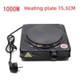 thumbnail image 2 of Horno eléctrico de 1000 W, horno eléctrico pequeño, horno para café, horno para calentar platos, leche caliente, horno para hervir té, 220 V, 110 V, 2 of 4