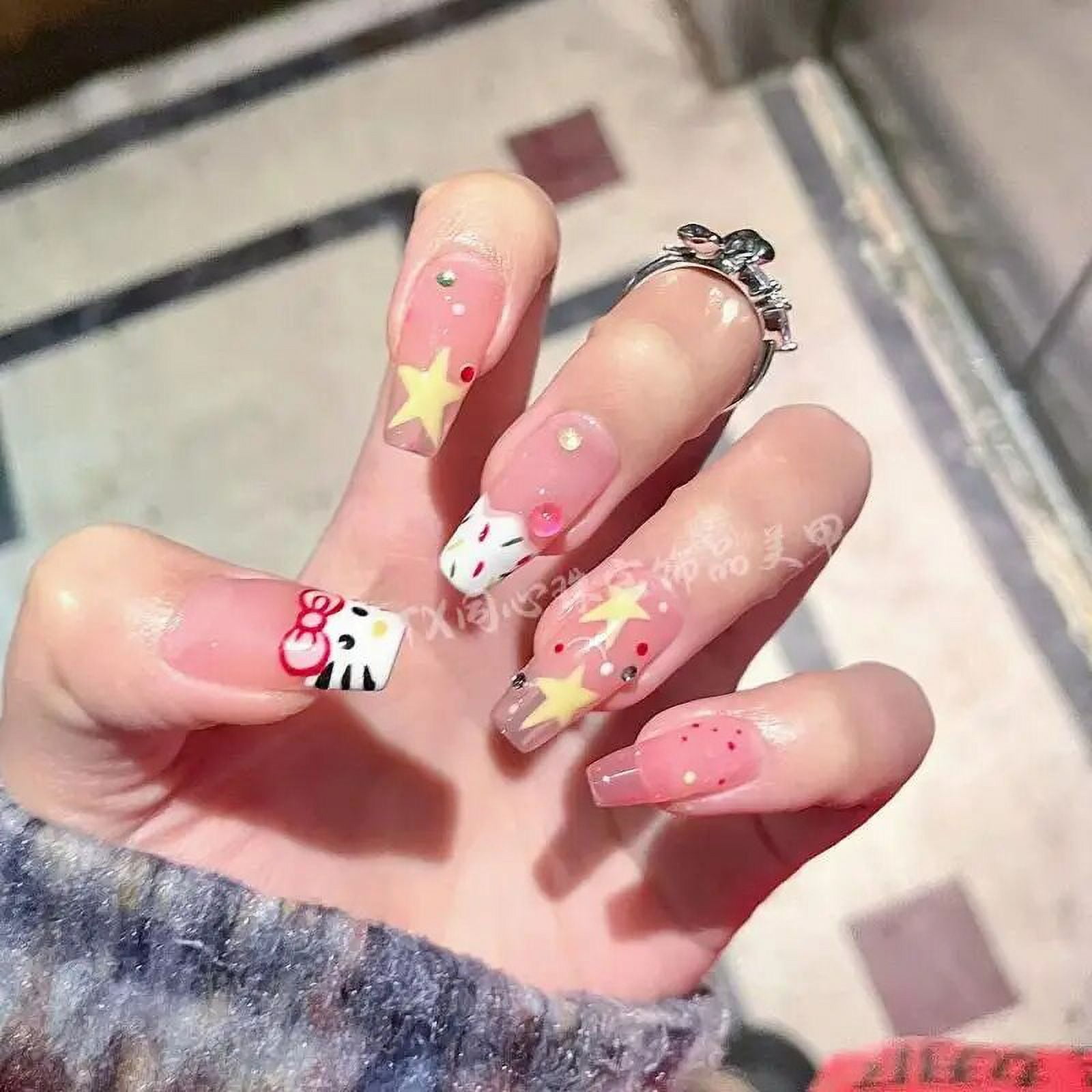 Cartoon Kawaii Hello Kitty Nail