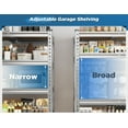 thumbnail image 2 of REIBII Galvanized Steel Garage Storage Shelf,48"W x 24"D x 60"H,2550 LBS, 2 of 7