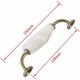 thumbnail image 2 of Juego de 2 tiradores de cerámica para muebles, diseño de grietas, con tornillos para armario, alacena y cajón, distancia entre centros de 128 mm, 2 of 5