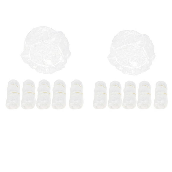 Gorros De Ducha De Baño Extra Grandes Desechables Impermeables Magideal 100 piezas
