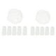 thumbnail image 1 of Gorros De Ducha De Baño Extra Grandes Desechables Impermeables Magideal 100 piezas, 1 of 4