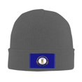 thumbnail image 2 of ZICANCN Kentucky State Flag Knit Beanie Hat , Winter Cap Soft Warm Classic Hats for Men Women Deep Heather, 2 of 8