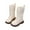 /g1White280, variant on MEZZALL Child Winter Girls Boots With Side Zipper And Lace Up Design Durable Leather Mid Calf Boots Everyday Wear Soft Outdoor Solid Color Shoes