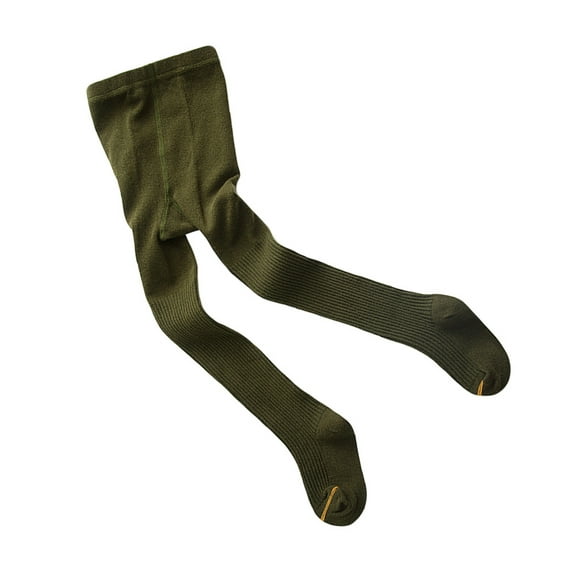 LEORX Olive Tights for Kids Soft Breathable Vertical Stripes Perfect for Dance and Daily Wear Size 35Y