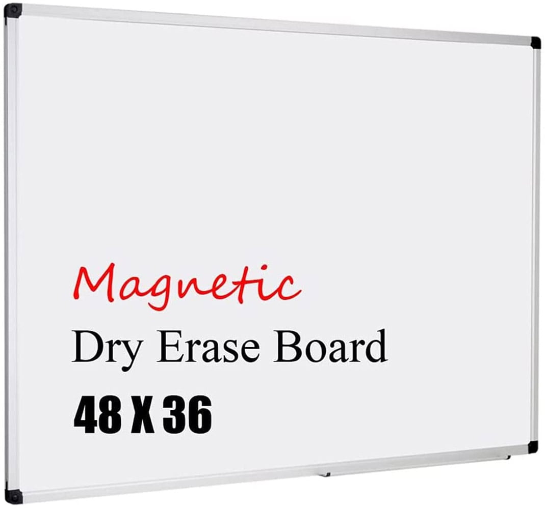 16"/24"/35"/47" Aluminum Frame Magnetic Whiteboard Dry Erase w/ Board Marker Pen 