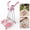 white+pink, variant on SAYGOGO Air Walk Elliptical Machine - Foldable Cardio Cross Trainer Glider for Full-Body Low-Impact Exercise with LCD Display Ideal for Home Gym