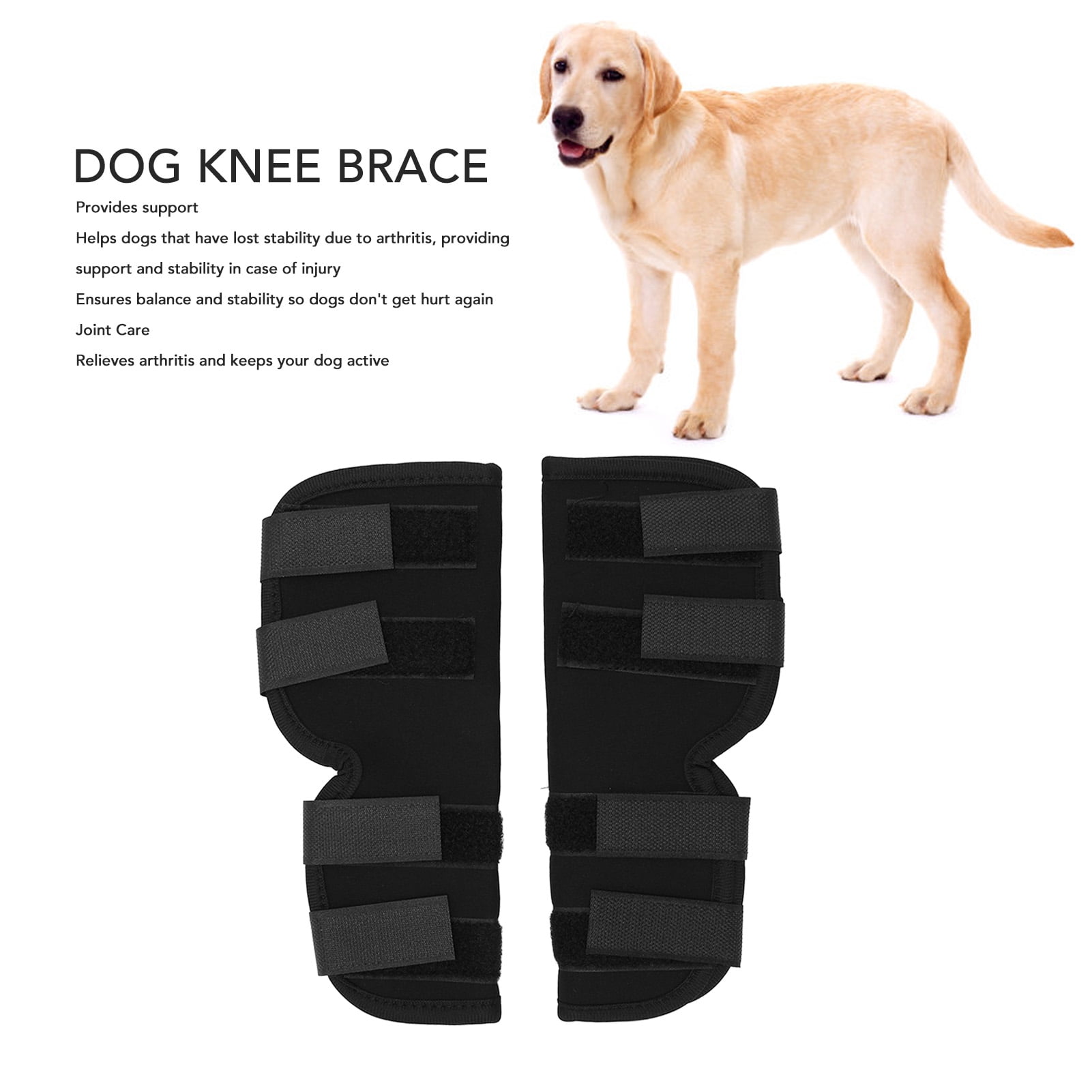Neoprene Dog Leg Brace, Support Stability Leg Brace Wrap Sleeve