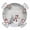Gray, variant on Boho Chic Ethnic Round Tablecloth for 36-44 Inch Tables, Fitted Table Cover with Elastic Edge, Orange Blue Vintage Tribes Waterproof Outdoor Table Cloth Protector for Patio Garden Dinner Picnic