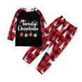 thumbnail image 3 of Pavied Pyjamas de Noël pour Famille, Ensembles de Pyjama, Pull Imprimé de Noël Col Rond pour Enfants, Pyjamas de Noël Assortis, Pyjamas de Noël, Ensembles de Pyjama Mignons, Blanc 7T, 3 of 3