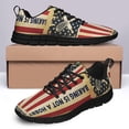 thumbnail image 4 of Baking American Flag Us Running Shoes Sneakers Mesh Black Size 13, 4 of 5