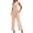 Beige, variant on YTDSCS Womens Sleeveless Jumpsuits Summer One Piece Wide-Leg Pants Women's Solid Color Rompers with Pocket S-2XL