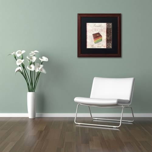 Trademark Fine Art "Patisserie XIV" Canvas Art by Color Bakery Black Matte, Wood Frame