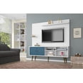 thumbnail image 3 of Liberty Freestanding Entertainment Center 70.87 in White and Aqua Blue, 3 of 7