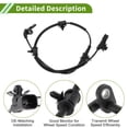 thumbnail image 4 of Unique Bargains No.12841616 ABS Wheel Speed Senor for Buick Regal 2008-2012 Front Left Right ABS Sensor Anti-lock Braking System Sensor 1 Pcs, 4 of 7