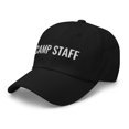thumbnail image 3 of Camp Staff Dad Hat | Camp Staff Hat | Embroidered Camp Staff Cap (Black), 3 of 6