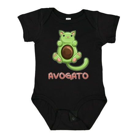 

Inktastic Avogato- Cute Green Cat Avocado Gift Baby Boy or Baby Girl Bodysuit
