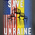 thumbnail image 3 of CafePress - Save Ukraine! America Supports Ukraine T Shirt - Mens Comfort Colors Shirt, 3 of 5
