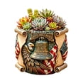 thumbnail image 1 of Title: 250th Anniversary Commemorative Art Flower Plate, 1 of 8