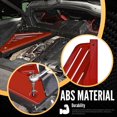 thumbnail image 4 of ALLTIMES 2 Pcs Panneau de Protection Rouge pour Moteur Corvette C8 Stingray (Coupe, C8, R Z51) 2020-2024, Plastique ABS, 4 of 11