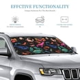 thumbnail image 3 of Fuzoiu Animals Under Water Print Car Windshield Sunshade,Foldable Reflective Sun Visor,Windshield Sun Shade,UV Rays Sun Visor Shade,Auto Front Sun Shield Shade-Medium, 3 of 8