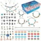 thumbnail image 1 of Kit para hacer pulseras de 78 piezas, kit para hacer joyas con abalorios, juguetes para niños, juego de manualidades para hacer pulseras, kit de collares coloridos, suministros para hacer joyas para, 1 of 8