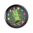 thumbnail image 4 of Reloj de pared con forma de bola de billar, mesa de billar redonda de 11,6 pulgadas, ideal para salas de billar, salas de billar, salas de juegos y Negro, 4 of 8