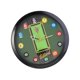 thumbnail image 4 of Reloj de pared con bola de billar, silencioso y redondo, para decoración de pared Negro, 4 of 9