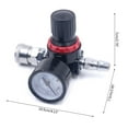 thumbnail image 5 of Paint Gun Pressure Regulator 1/4’’ Paint Spray Gun Pressure Gauge Spray Paint, 5 of 10