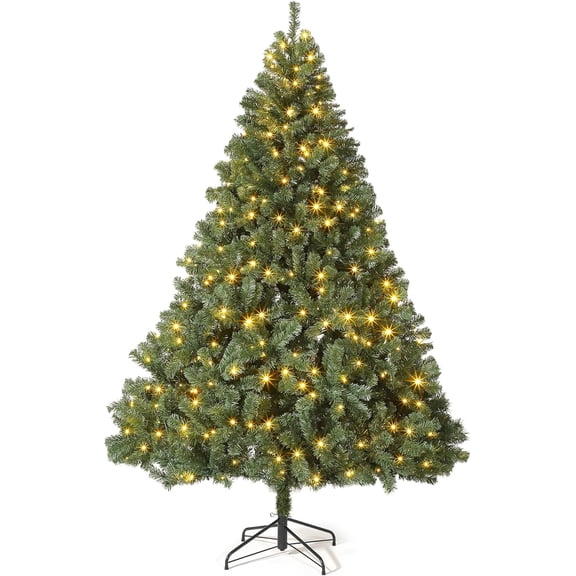 IDEALHOUSE 4.5ft Classic Holiday Tree - Evergreen Silhouette | Adjustable Branches | Foldable