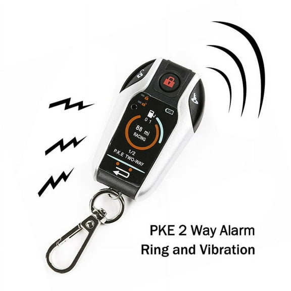 PKE 2 Way Motorcycle Alarm Anti-Theft Security System Remote Engine Start 12±3V