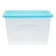 thumbnail image 1 of Caja Plástico Italhome 37.5X59X46 Cm Azul Aqua Con Tapa, 1 of 3