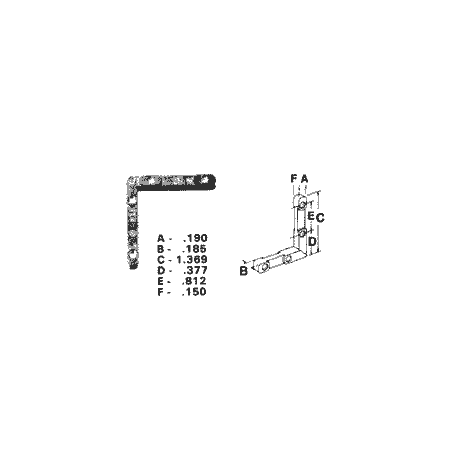 - CRL Zinc Die-Cast Storm Window Corner Key- 1.369