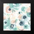 thumbnail image 2 of Vess, June Erica 12x12 Black Modern Framed Museum Art Print Titled - Fiore Field I, 2 of 5