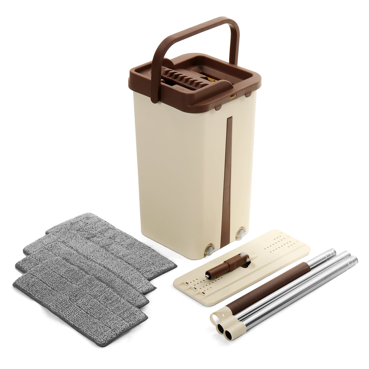 Automatic Squeeze Kitchen + Home Wash & Dry Mop , Self Cleaning Flat