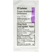 Safetec 53214 Triple Antibiotic Ointment 0.5 Gram Packets (Box of 144)