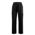 thumbnail image 6 of Caqnni Men's Work Casual Pants Classic and Comfortable for Daily Wear (Black,L), 6 of 7